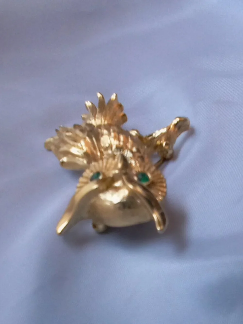 Monet Owl Brooch